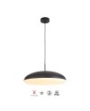 KAZZ * COLGANTE GRANDE NEGRO - E27
